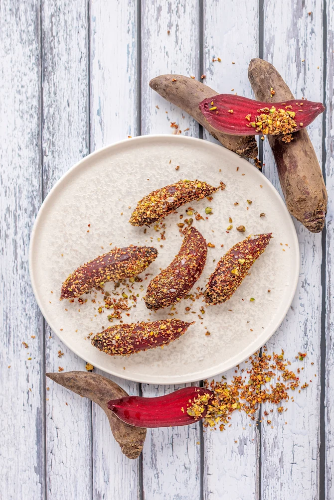 Rødbeder med dukkah