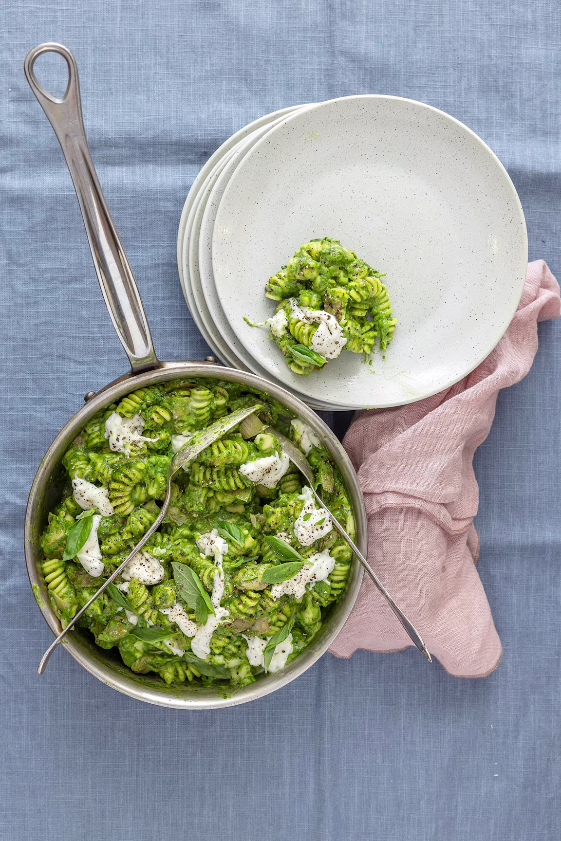 Cremet grøn artiskokpasta