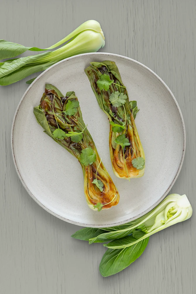 Pak choi med Hoisin