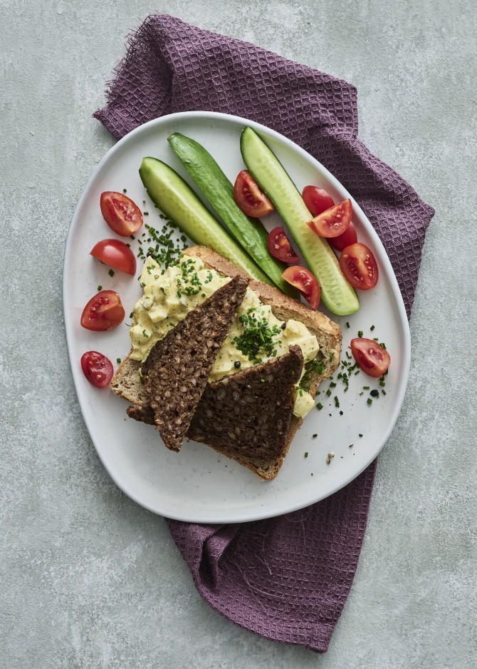 Amagermad med æggesalat