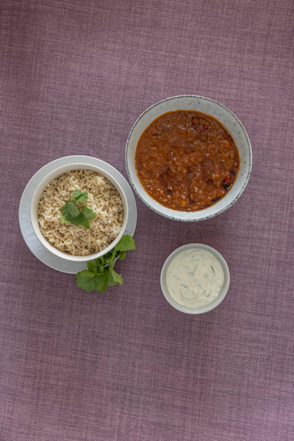 Dhal med raita og ris | REMA 1000