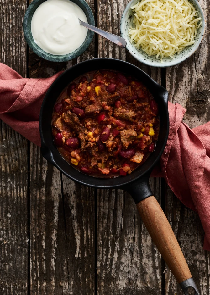 Glutenfri chili con carne