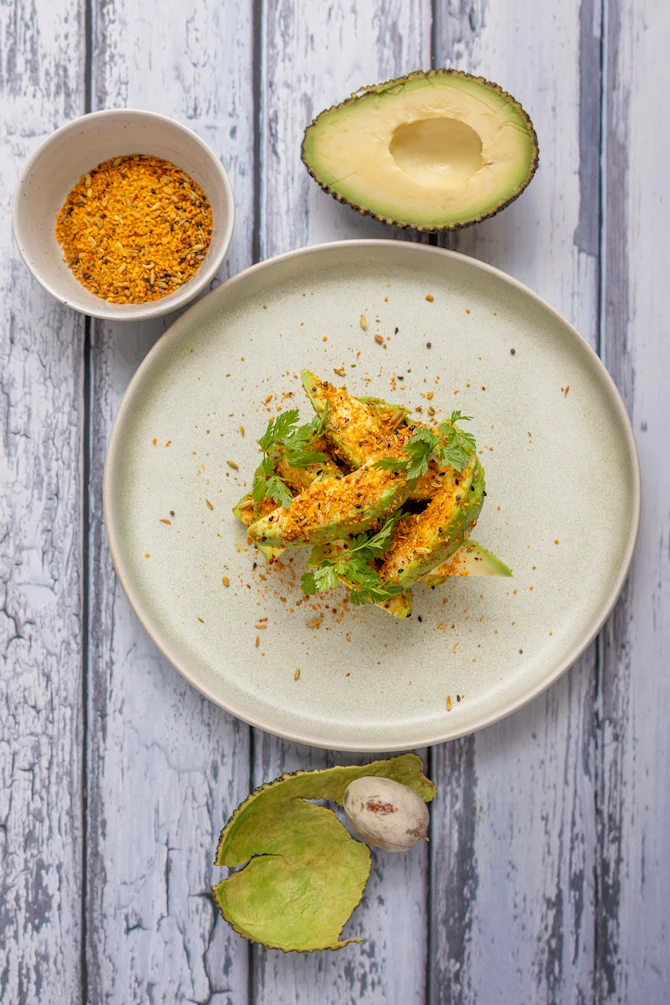 Avokado med panch phoron