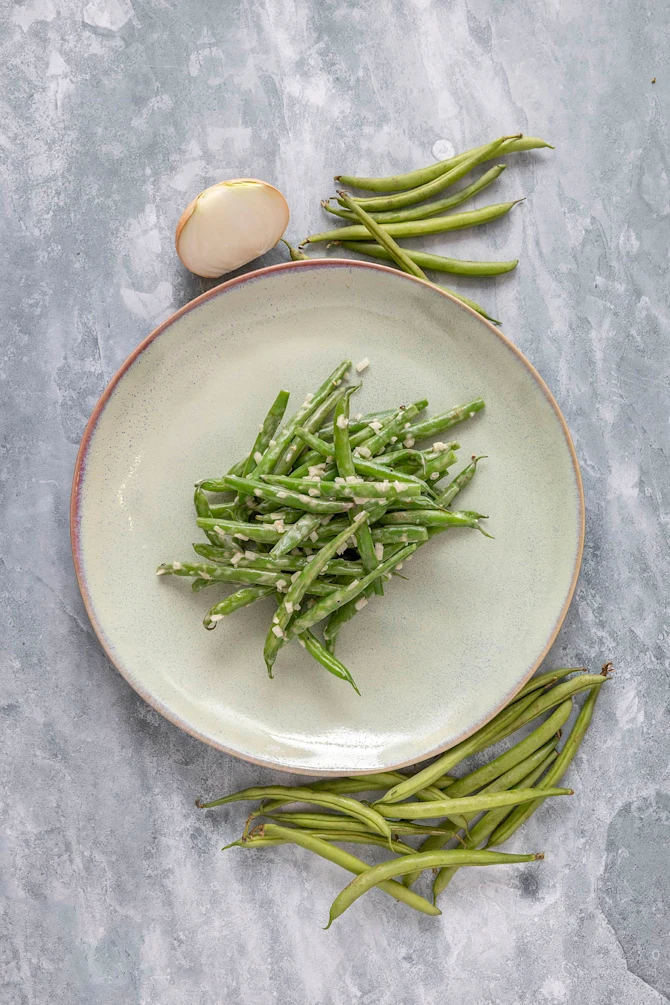Grønne bønner med fransk vinaigrette