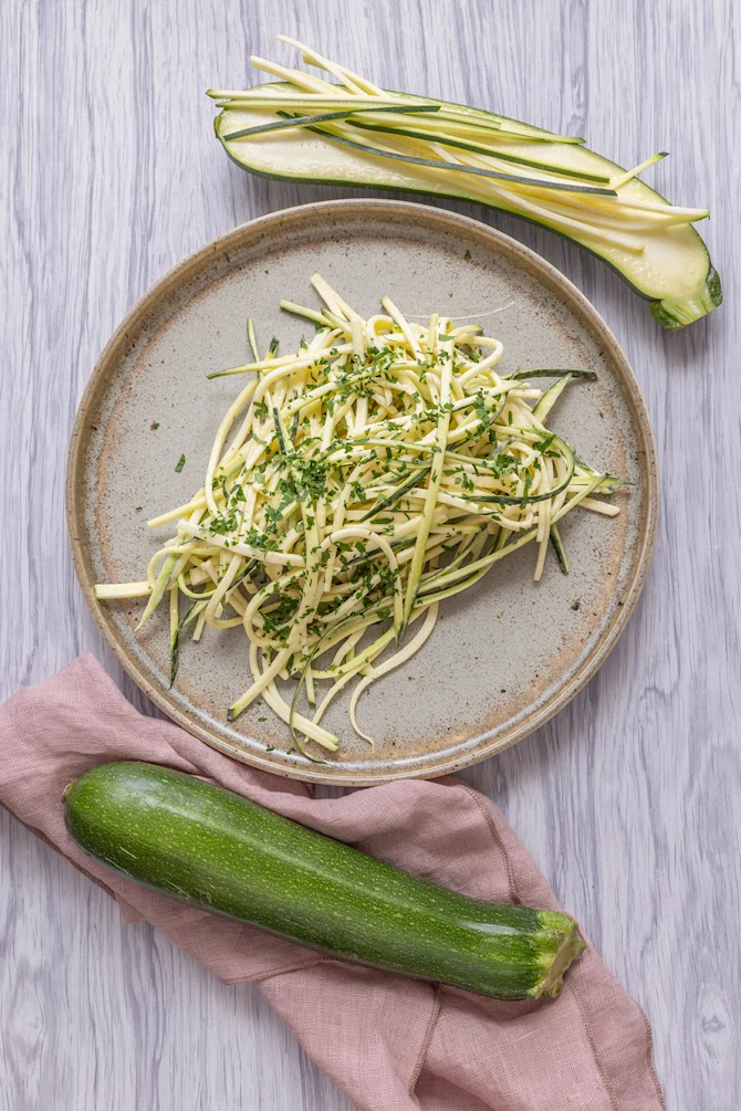 Squash med fransk vinaigrette