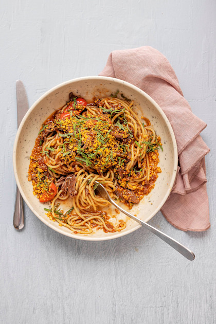 Ragout med andelår, citrusfrugter og spaghetti | REMA 1000