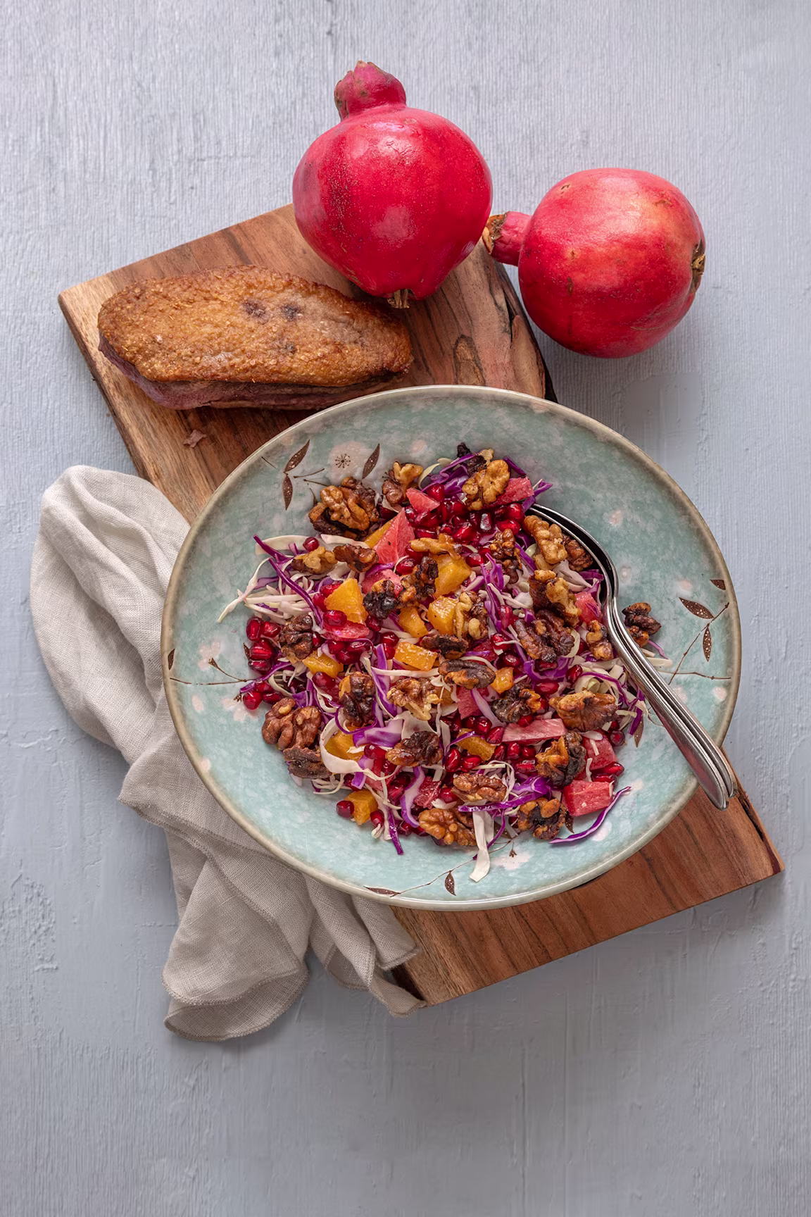 Salat med spidskål og citrusfrugter