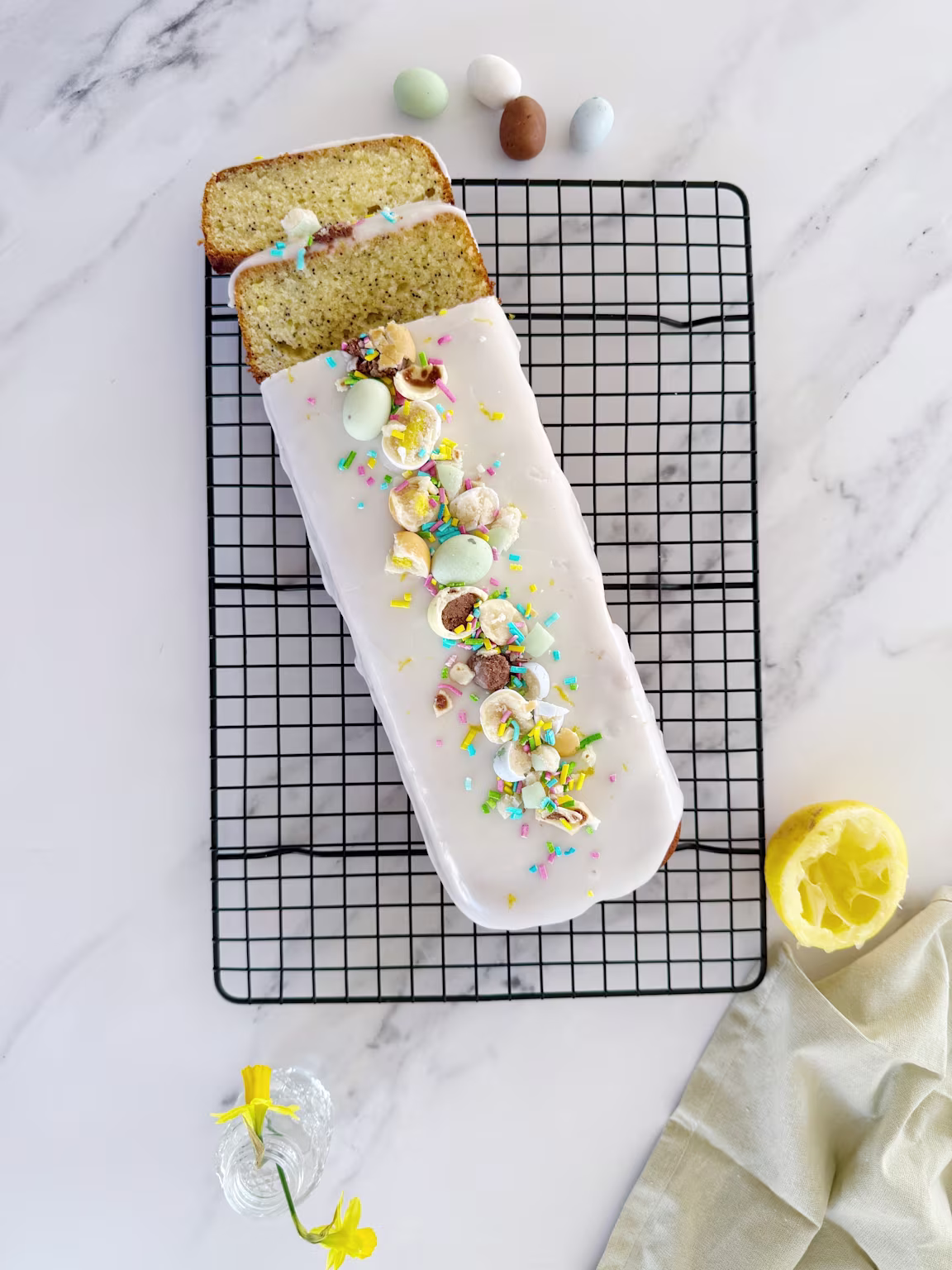 Glutenfri citronkage med birkes